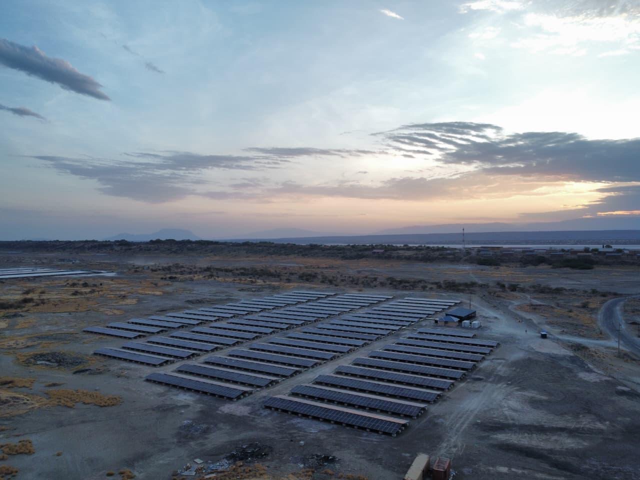 Tata Chemicals Magadi — plant at dusk